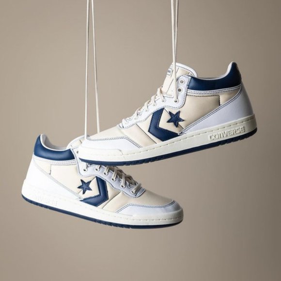 NIB Converse Fastbreak Pro Mid Trigger Bros. White/Navy/Egret A01703C US Mens 7 - Picture 7 of 15